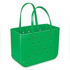 Ultimate Bogg Bag Large Tote Green NWT Beach Travel Carryall w/ Zip Pouches